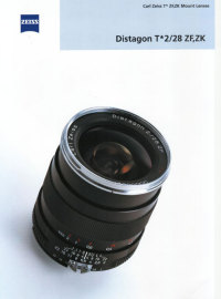 Carl Zeiss Distagon T* 2/28 ZF Catalog